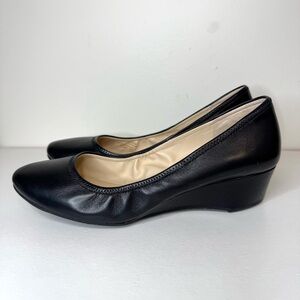 Cole Haan Sloane Leather Wedge Ballet Flat - Black | Size 8.5
